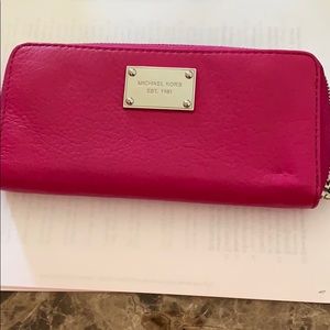 Michael Kors pink wallet